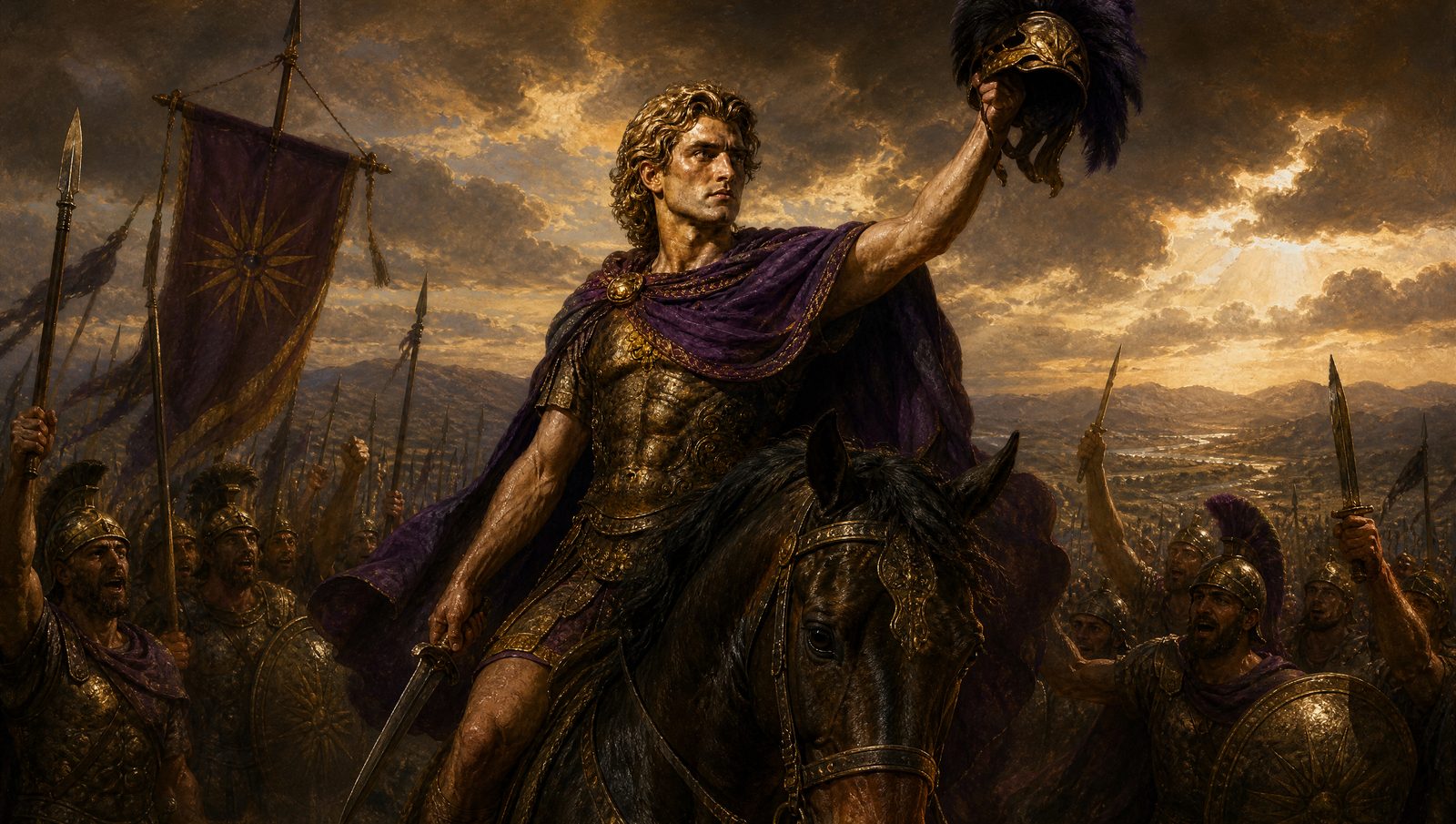 Asciende al trono macedonio