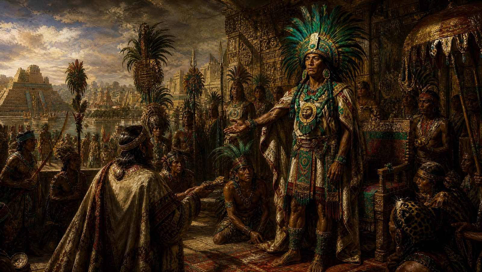Asciende al trono mexica